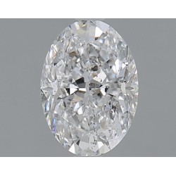 Diament szlif owalny, 1.01ct, SI2, D, HRD 250000276288