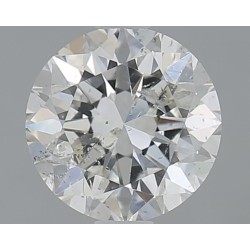 Diament szlif okrągły, 1ct, SI2, H, HRD 250000243222