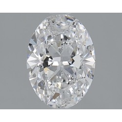 Diament szlif owalny, 1.2ct, SI2, D, HRD 250000276273