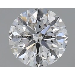Diament szlif okrągły, 1ct, SI2, D, HRD 250000241469