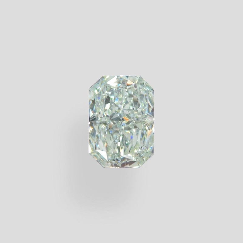 Diament o barwie fantazyjnej radiant, 0.71ct, SI1, Light Green, GIA 5453510875 Diament o barwie fantazyjnej radiant, 0.71ct, SI1, Light Green, GIA 5453510875