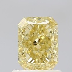 Diament o barwie fantazyjnej radiant, 1.01ct, VVS1, Fancy Brownish Yellow, GIA 6515291863
