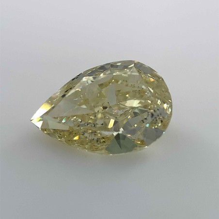 Diament o barwie fantazyjnej szlif gruszkowy, 1.8ct, SI2, Fancy Yellow, GIA 5141996501