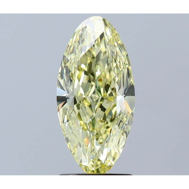 Diament o barwie fantazyjnej markiza, 2ct, VS2, Fancy Yellow, GIA 1538268098