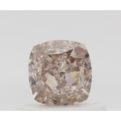 Diament o barwie fantazyjnej szlif poduszkowy brylantowy, 0.5ct, VS2, Fancy Brown Pink, GIA 5231127727