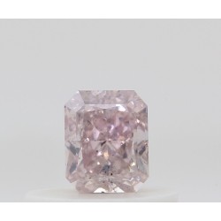Diament o barwie fantazyjnej radiant, 0.3ct, SI2, Fancy Pink, GIA 2466602545