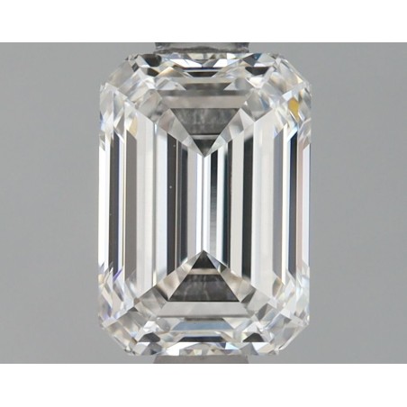 Diament laboratoryjny bezbarwny szlif szmaragdowy, 1.19ct, VVS2, F, IGI LG592319886