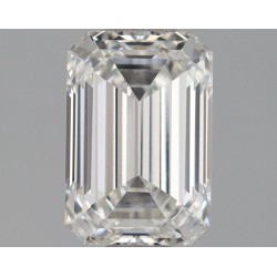 Diament laboratoryjny bezbarwny szlif szmaragdowy, 1.18ct, VVS2, E, IGI LG586374909