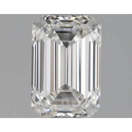 Diament laboratoryjny bezbarwny szlif szmaragdowy, 1.18ct, VVS2, E, IGI LG586374909