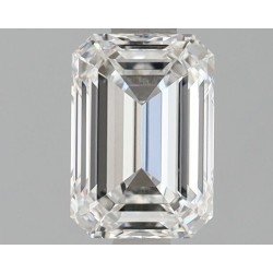 Diament laboratoryjny bezbarwny szlif szmaragdowy, 1.17ct, VVS2, F, IGI LG591330761