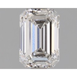 Diament laboratoryjny bezbarwny szlif szmaragdowy, 1.17ct, VVS2, F, IGI LG579301400