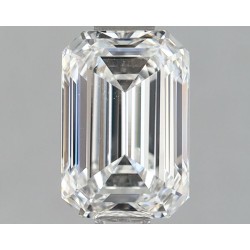 Diament laboratoryjny bezbarwny szlif szmaragdowy, 1.17ct, VVS2, F, IGI LG588337731