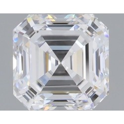 Diament laboratoryjny bezbarwny asscher, 1.55ct, VVS2, D, IGI LG722571900