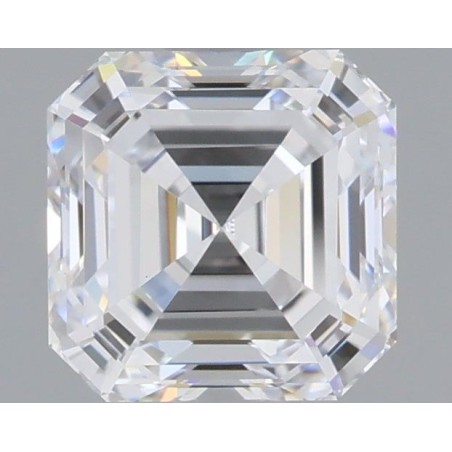 Diament laboratoryjny bezbarwny asscher, 1.55ct, VVS2, D, IGI LG722571900