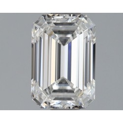 Diament laboratoryjny bezbarwny szlif szmaragdowy, 1.15ct, VVS2, F, IGI LG586363777