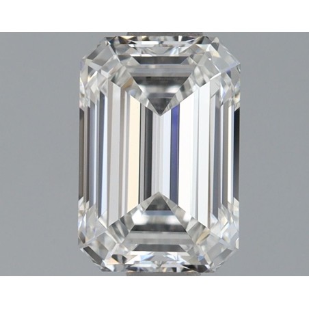 Diament laboratoryjny bezbarwny szlif szmaragdowy, 1.15ct, VVS2, F, IGI LG586363777