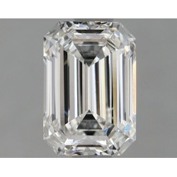 Diament laboratoryjny bezbarwny szlif szmaragdowy, 1.15ct, VVS2, F, IGI LG582368340