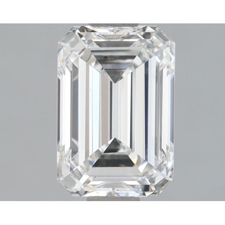 Diament laboratoryjny bezbarwny szlif szmaragdowy, 1.15ct, VVS2, F, IGI LG583318287