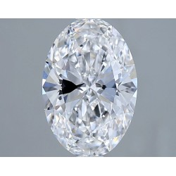 Diament laboratoryjny bezbarwny szlif owalny, 1.52ct, VVS1, D, IGI LG696529997