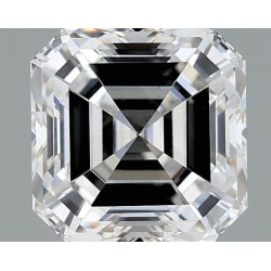 Diament laboratoryjny bezbarwny szlif szmaragdowy kwadratowy, 1.61ct, VVS2, E, HRD 240000264619