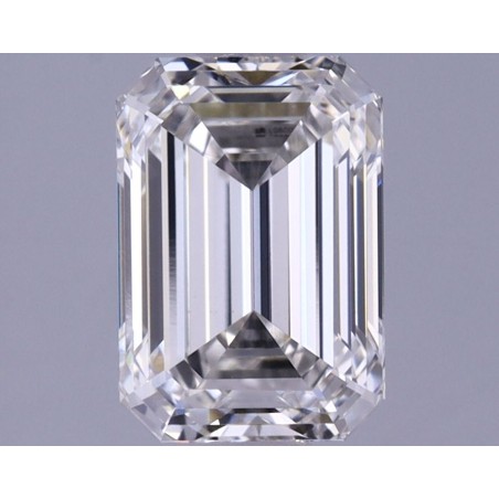Diament laboratoryjny bezbarwny szlif szmaragdowy, 1.16ct, VVS2, F, IGI LG600373126
