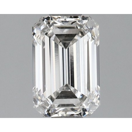 Diament laboratoryjny bezbarwny szlif szmaragdowy, 1.11ct, VVS2, F, IGI LG637451237