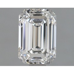 Diament laboratoryjny bezbarwny szlif szmaragdowy, 1.11ct, VVS2, F, IGI LG582350620