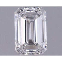 Diament laboratoryjny bezbarwny szlif szmaragdowy, 1.1ct, VVS2, F, IGI LG619439688