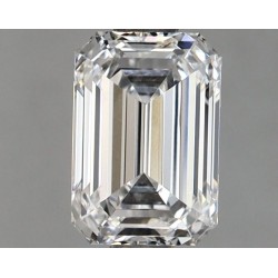 Diament laboratoryjny bezbarwny szlif szmaragdowy, 1.07ct, VVS2, E, IGI LG636409407