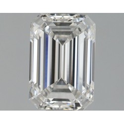 Diament laboratoryjny bezbarwny szlif szmaragdowy, 1.11ct, VVS2, F, IGI LG598309714