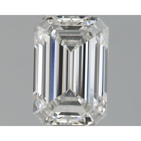 Diament laboratoryjny bezbarwny szlif szmaragdowy, 1.11ct, VVS2, F, IGI LG598309714