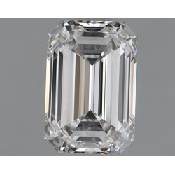 Diament laboratoryjny bezbarwny szlif szmaragdowy, 1.11ct, VVS2, F, IGI LG574340162