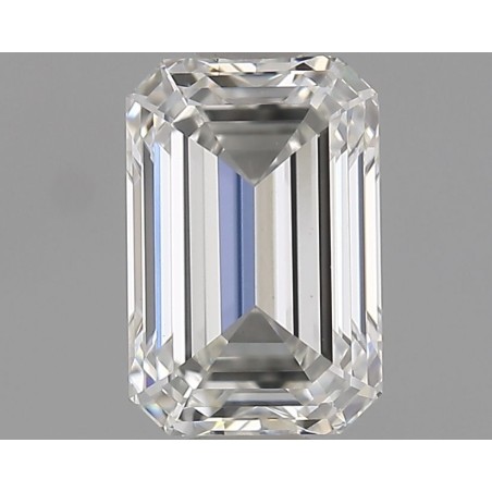 Diament laboratoryjny bezbarwny szlif szmaragdowy, 1.13ct, VVS2, F, IGI LG598309734