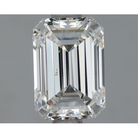 Diament laboratoryjny bezbarwny szlif szmaragdowy, 1.13ct, VVS2, F, IGI LG588337646