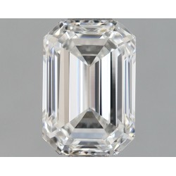 Diament laboratoryjny bezbarwny szlif szmaragdowy, 1.13ct, VVS2, F, IGI LG588361116