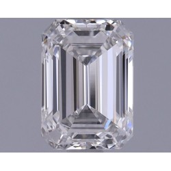 Diament laboratoryjny bezbarwny szlif szmaragdowy, 1.14ct, VVS2, F, IGI LG600350627