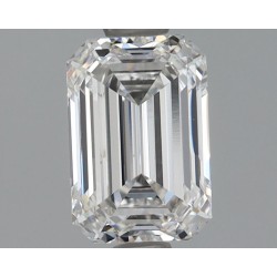 Diament laboratoryjny bezbarwny szlif szmaragdowy, 1.13ct, VVS2, F, IGI LG597370256