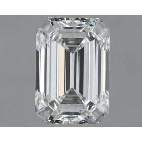 Diament laboratoryjny bezbarwny szlif szmaragdowy, 1.14ct, VVS2, F, IGI LG578317551