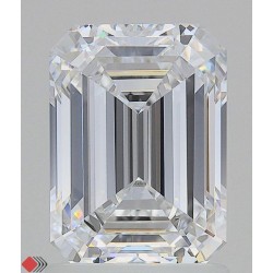 Diament laboratoryjny bezbarwny szlif szmaragdowy, 2.1ct, VVS1, D, IGI LG728531052