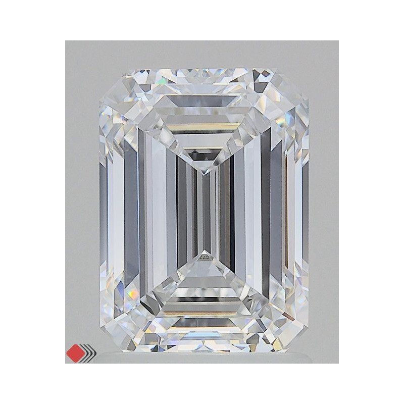 Diament laboratoryjny bezbarwny szlif szmaragdowy, 2.1ct, VVS1, D, IGI LG728531052 Diament laboratoryjny bezbarwny szlif szmaragdowy, 2.1ct, VVS1, D, IGI LG728531052