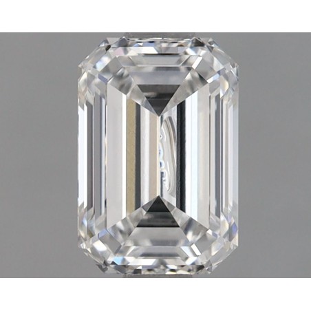 Diament laboratoryjny bezbarwny szlif szmaragdowy, 1.09ct, VVS2, E, IGI LG582363778