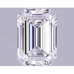 Diament laboratoryjny bezbarwny szlif szmaragdowy, 1.08ct, VVS2, E, IGI LG600381579