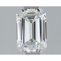 Diament laboratoryjny bezbarwny szlif szmaragdowy, 1.09ct, VVS2, E, IGI LG591375599