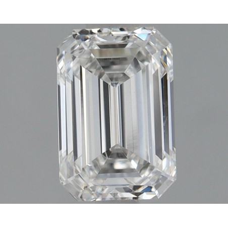 Diament laboratoryjny bezbarwny szlif szmaragdowy, 1.12ct, VVS2, E, IGI LG598347554