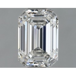 Diament laboratoryjny bezbarwny szlif szmaragdowy, 1.12ct, VVS2, F, IGI LG585303008