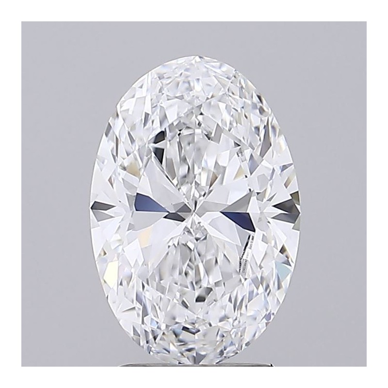 Diament laboratoryjny bezbarwny szlif owalny, 2.09ct, IF, D, IGI LG749511312