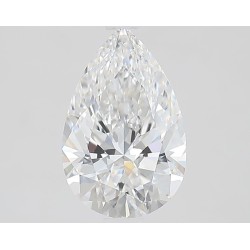 Diament laboratoryjny bezbarwny szlif gruszkowy, 1.63ct, VVS2, E, IGI LG662471224