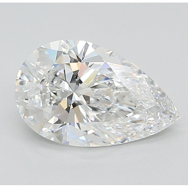 Diament laboratoryjny bezbarwny szlif gruszkowy, 1.54ct, IF, E, IGI LG618410777