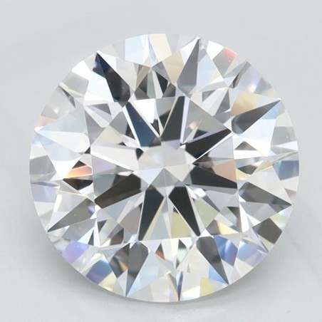 Diament laboratoryjny bezbarwny szlif okrągły, 2.1ct, IF, D, IGI LG725504770