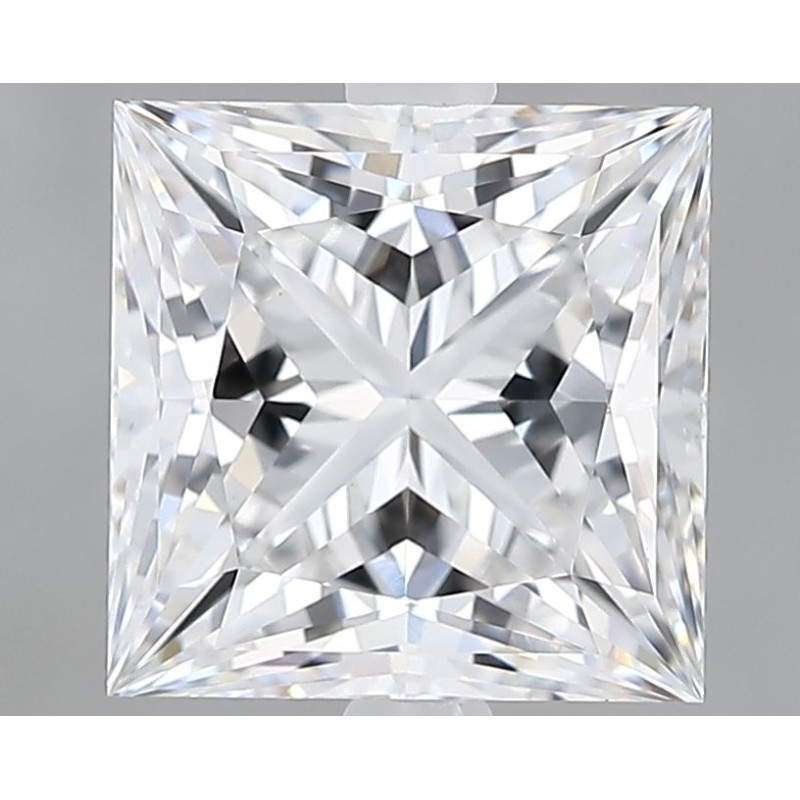 Diament laboratoryjny bezbarwny szlif princess, 2.87ct, VVS2, D, GIA 5232645268